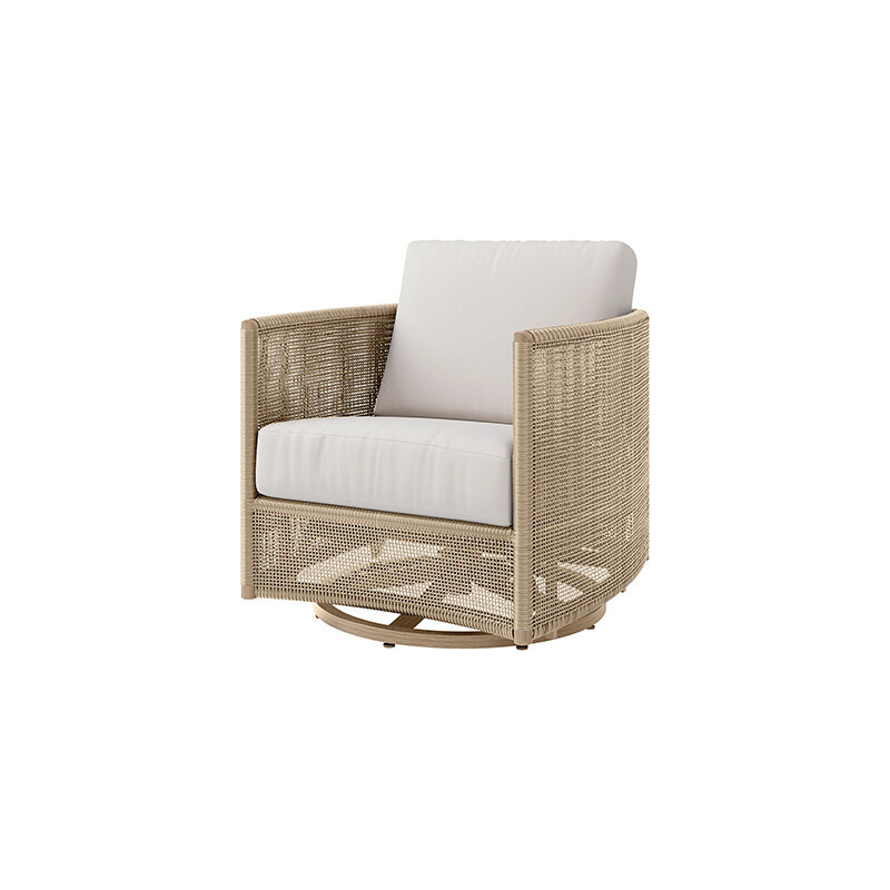 Orleans Club Swivel Rocker Flax Product Image