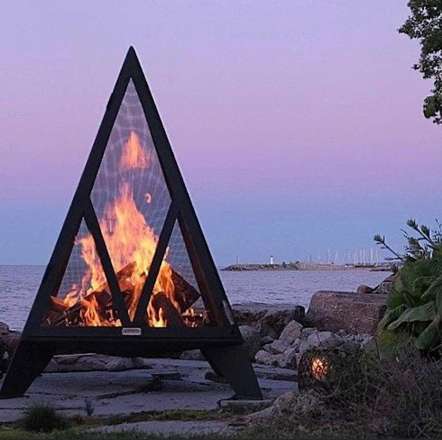 Pyramid Outdoor Fireplaces | Iron Embers