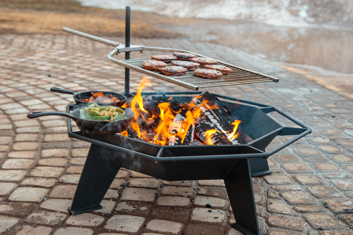 Adjustable BBQ Grill | Shop Iron Embers